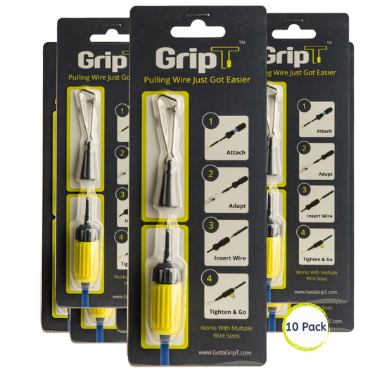Pulling Wire Just Got Easier with GripT Contractor 10-Pack
