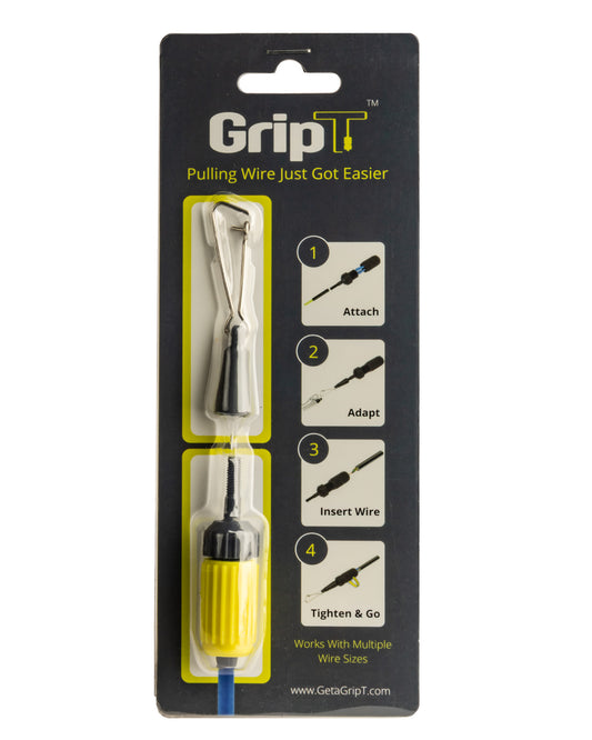 Pulling wire just got easier with GripT!